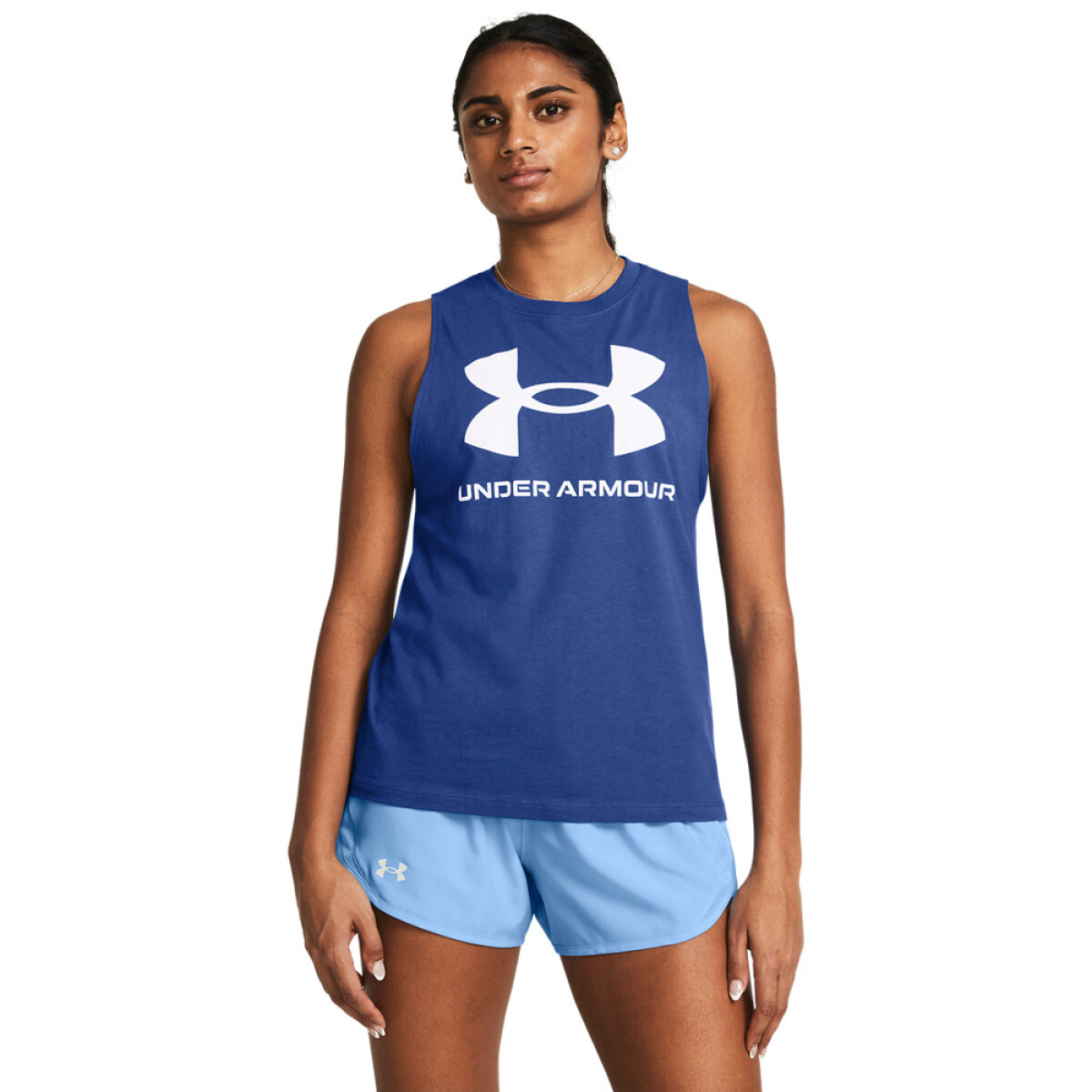 UA Logo Tank-PNK - BLU-432 