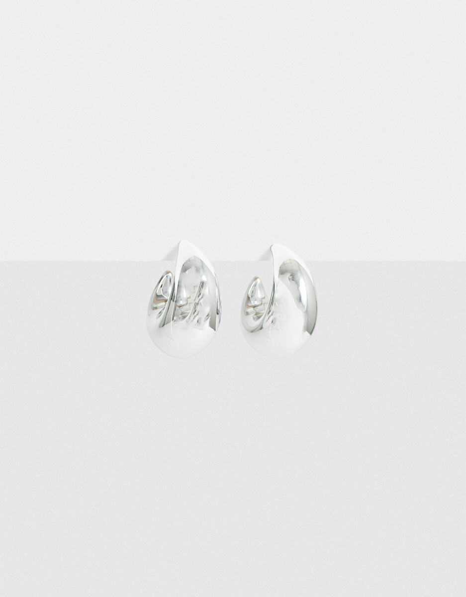 Aros Argolla De Metal Chunky 