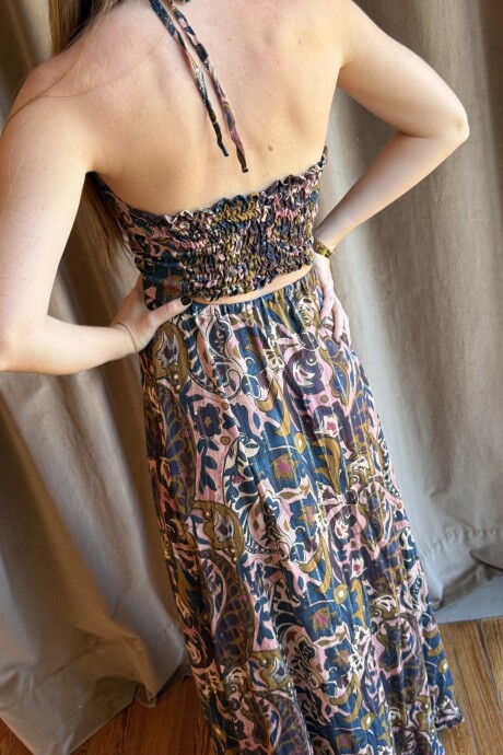 Vestido Gardenia Print