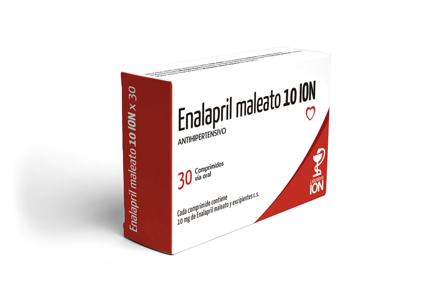 Enalapril Ion 10mg 30 Comprimidos 