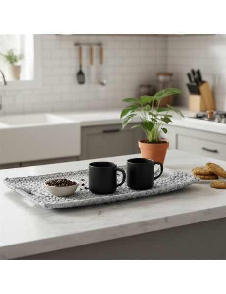 BANDEJA RECT. 52X29X5CM JACINTO DE AGUA BLANCO BANDEJA RECT. 52X29X5CM JACINTO DE AGUA BLANCO