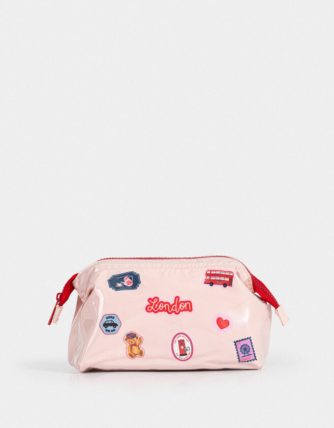 Porta Cosméticos Portacosméticos Vinilo - Blanco Crudo