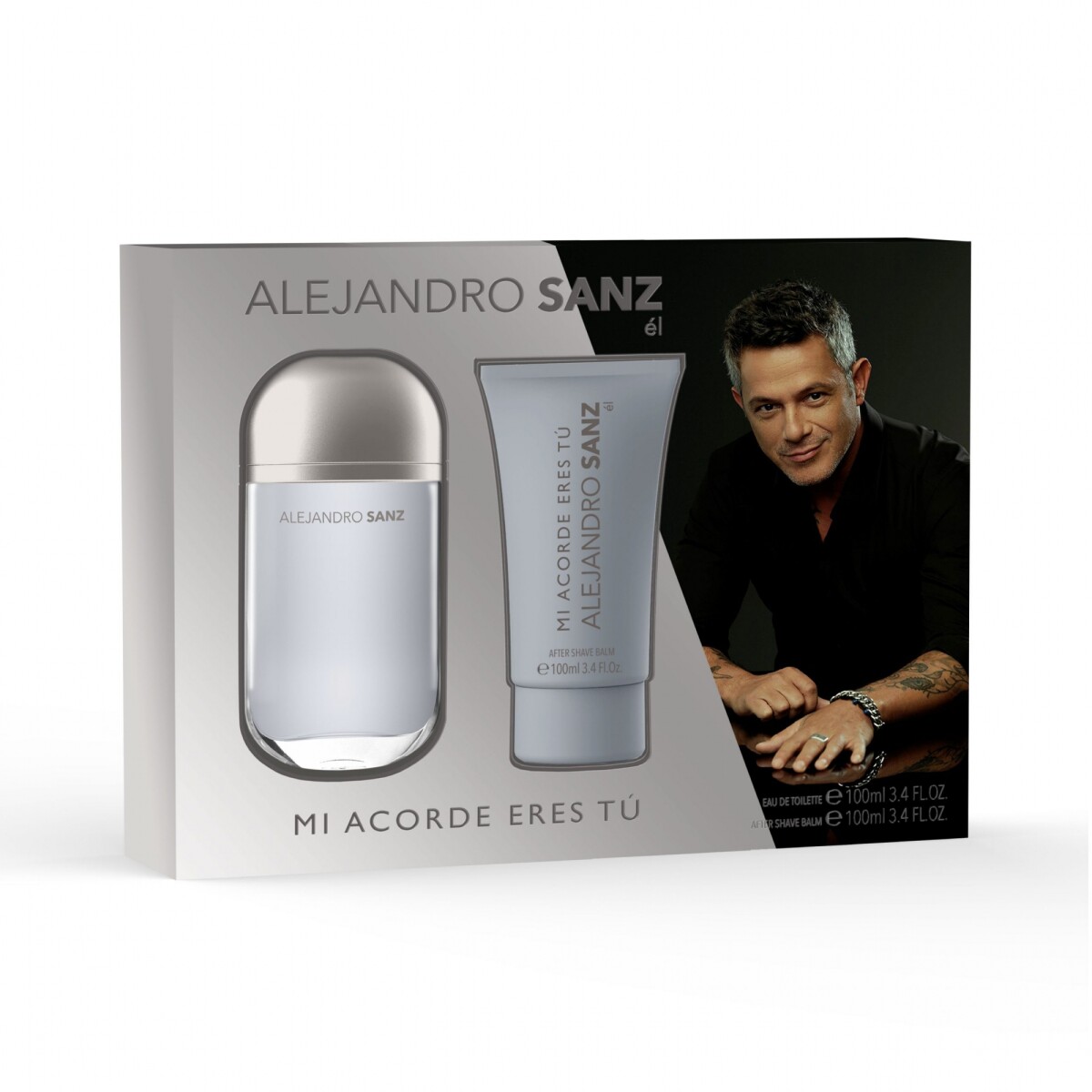 Pack Alejandro Sanz Perfume Mi Acorde Eres Tú EDT 100ml + After Shave 100ml – Fragancia y Cuidado Masculino