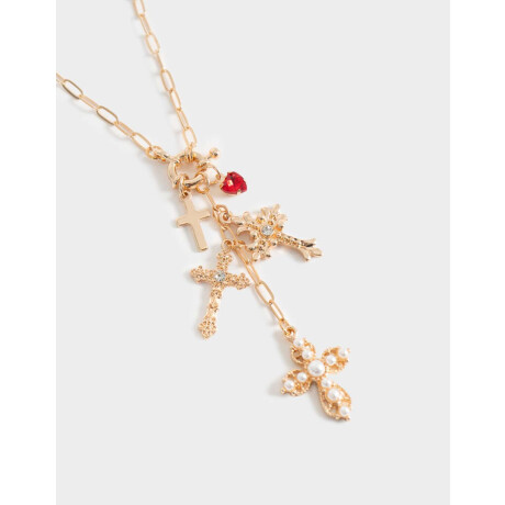 Collares Largo Multi Dijes Dorado