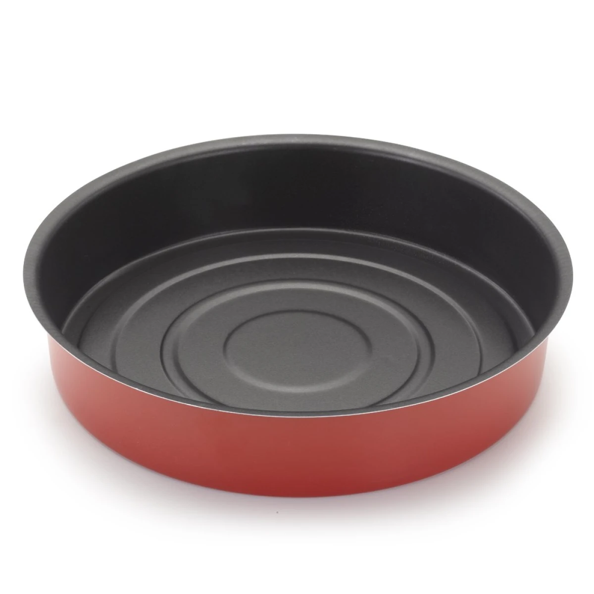 ASADERA ANTIAD D32x6.5CM ESP 0.7MM ROJO ALUMINIO 