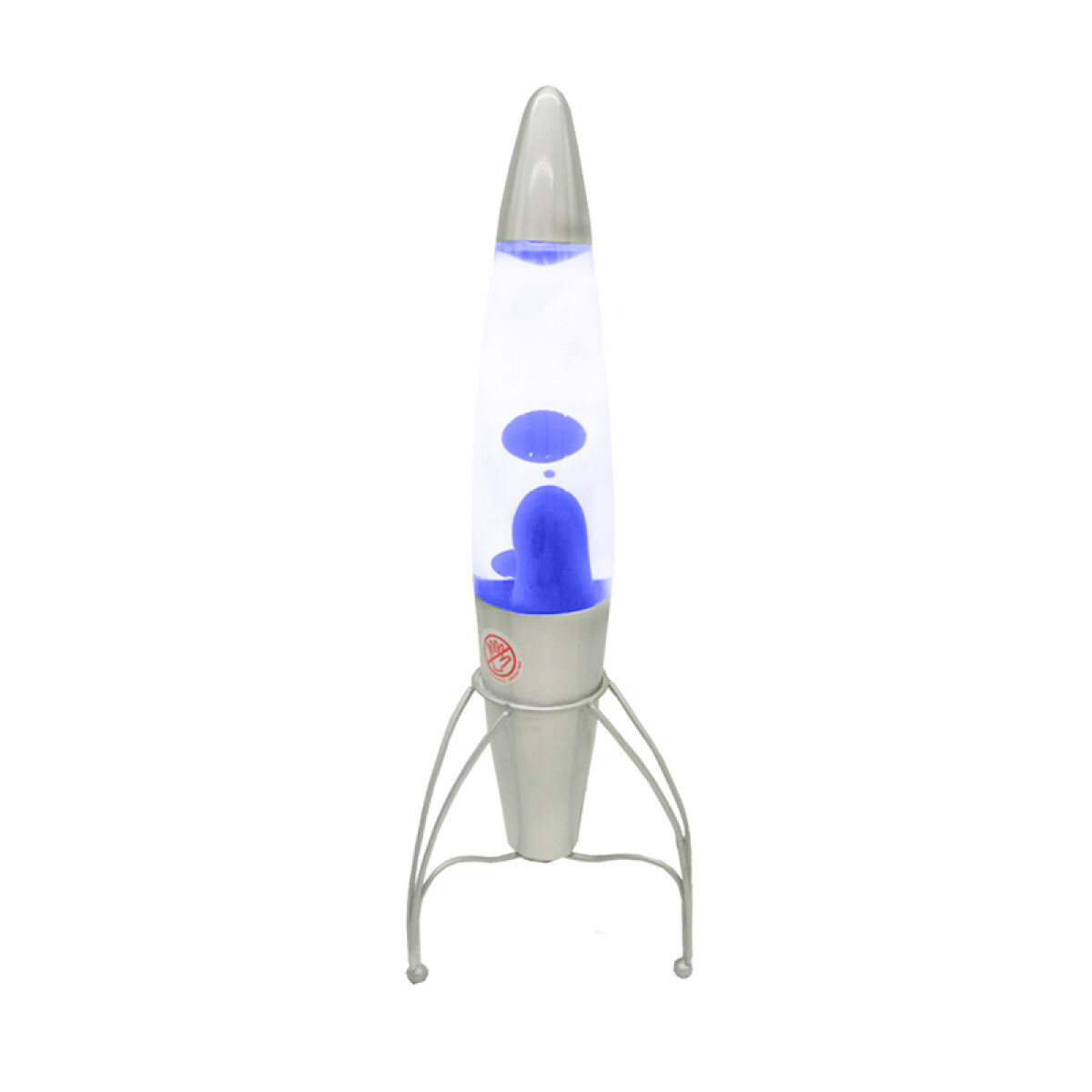 Lámpara De Lava Cohete - Azul 