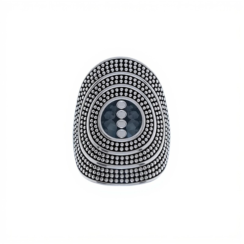 Anillo Puntos-Plata 925-Sin Piedra-AN3161 sinpiedra