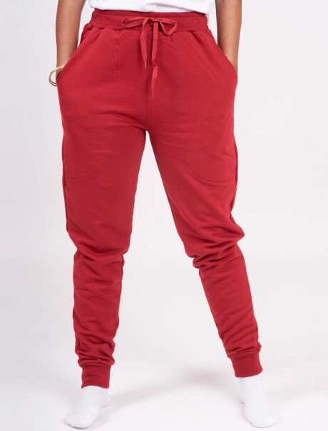 PANTALÓN BABUCHA ADULTO UNISSEX ROJO