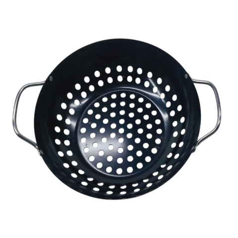 Sartén perforada antiadherente para barbacoa 28cm Sartén Perforada Antiadherente Para Barbacoa 28cm