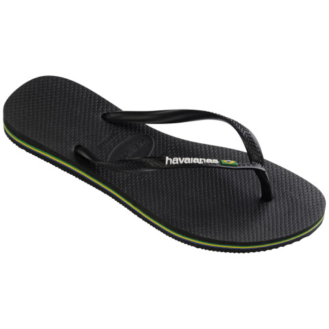 Sandalias Havaianas Slim Brasil Mujer Negro