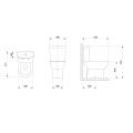 MOCHILA PARA INODORO SMART BLANCO 3/6 LTS CELITE Mochila Para Inodoro Smart Blanco 3/6 Lts Celite