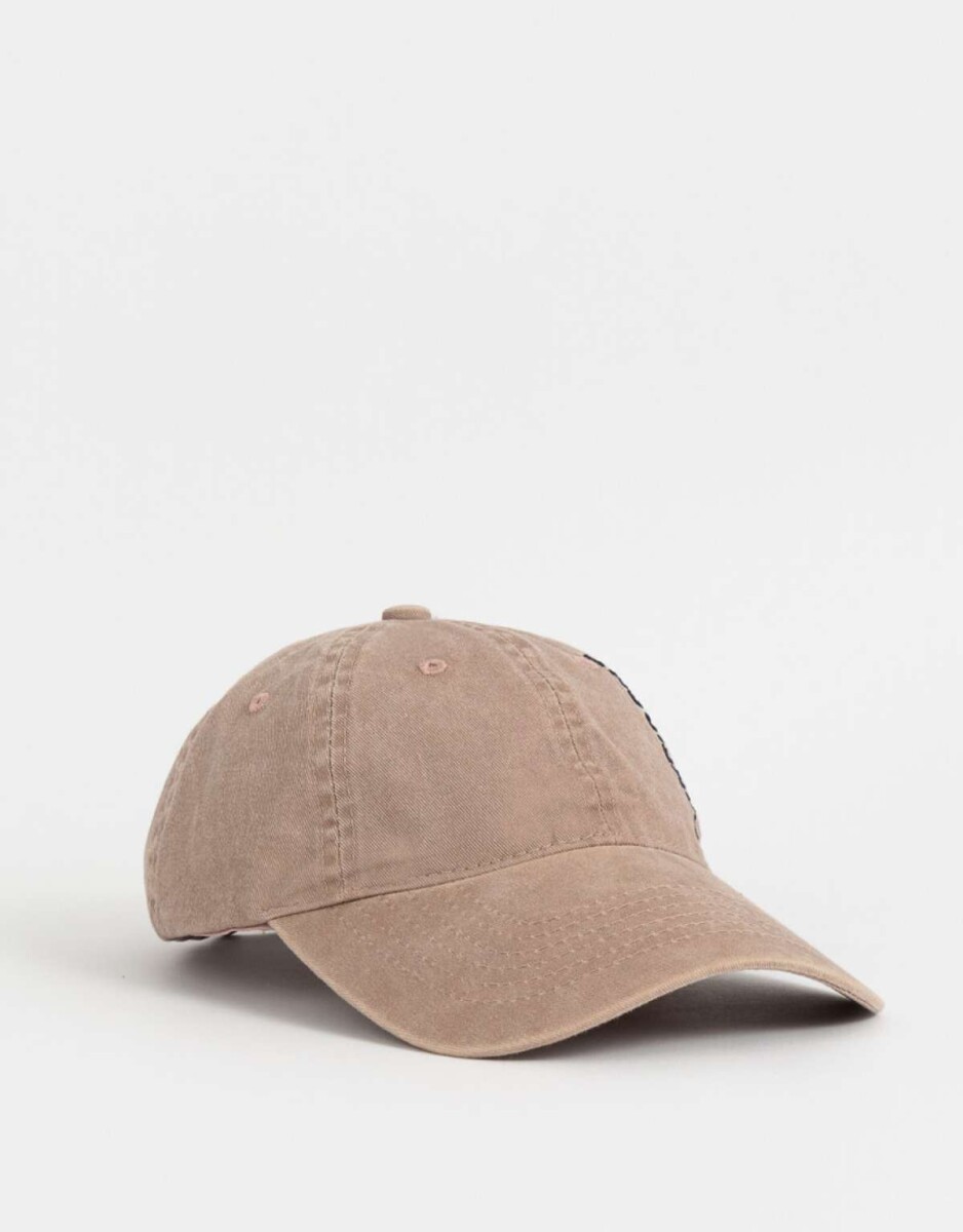 Gorra Con Bordado Lateral - Rosa Viejo 