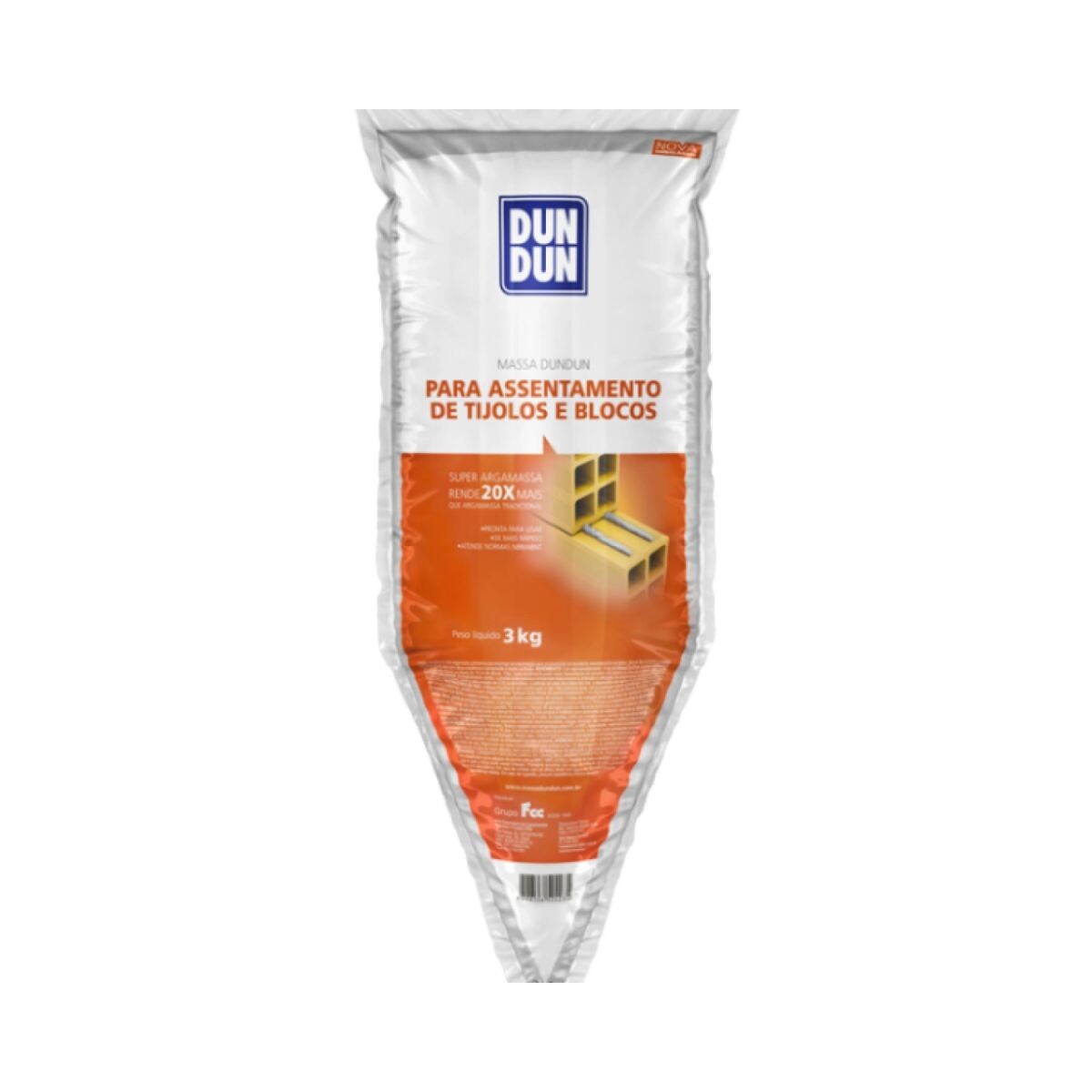 Mezcla Pronta Para Ladrillos Y Bloques Bolsa 3kg Dundun 