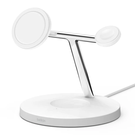 Cargador Inalámbrico BELKIN 3 En 1 Dispositivos De Apple - Blanco Cargador Inalámbrico BELKIN 3 En 1 Dispositivos De Apple - Blanco