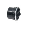 REJILLA DIFUSOR DE AIRE LATERAL / CENTRAL (NEGRO CON ARO CROMADO) Rejilla Difusor De Aire Lateral / Central (negro Con Aro Cromado)