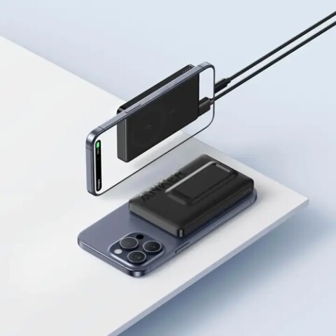 Power Bank ANKER MagGo 10K Black stand Power Bank Anker Maggo 10k Black Stand