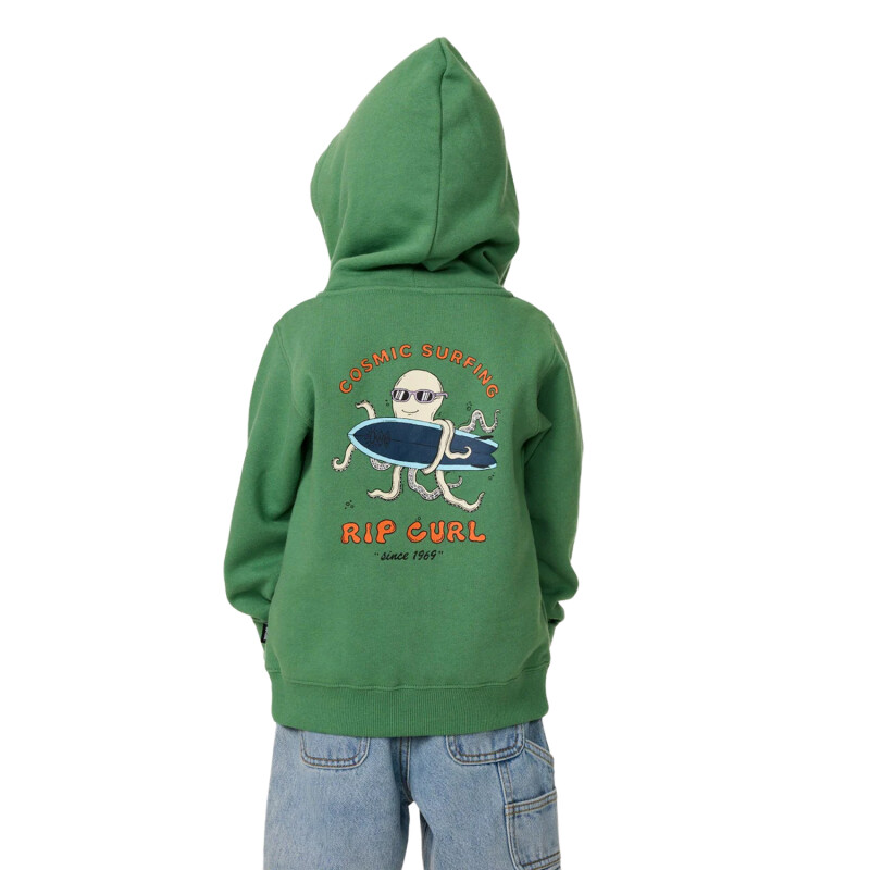 Canguro Rip Curl Cosmic Surfing Hood Niño - Verde Canguro Rip Curl Cosmic Surfing Hood Niño - Verde