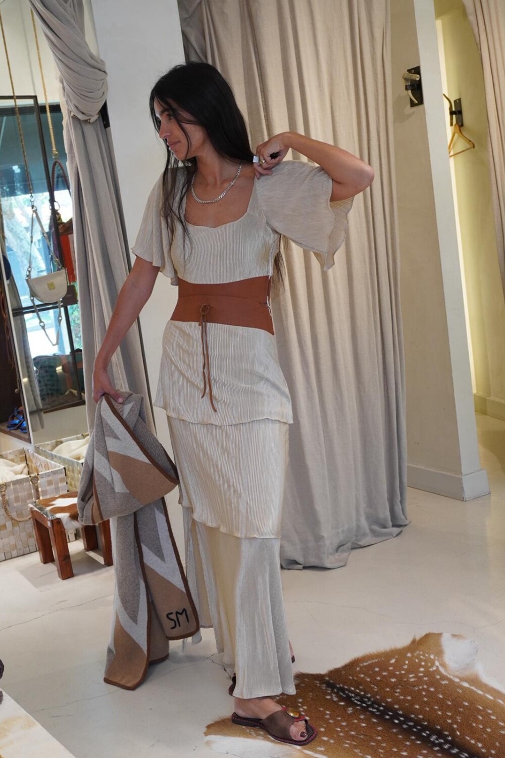 Alucema dress Champagne