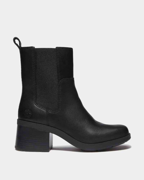 Botas Chelsea Bellevaux Mid Mujer Black Full Grain