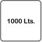 Tanque impermeable cónico p/ enterrar 1000 Lts.