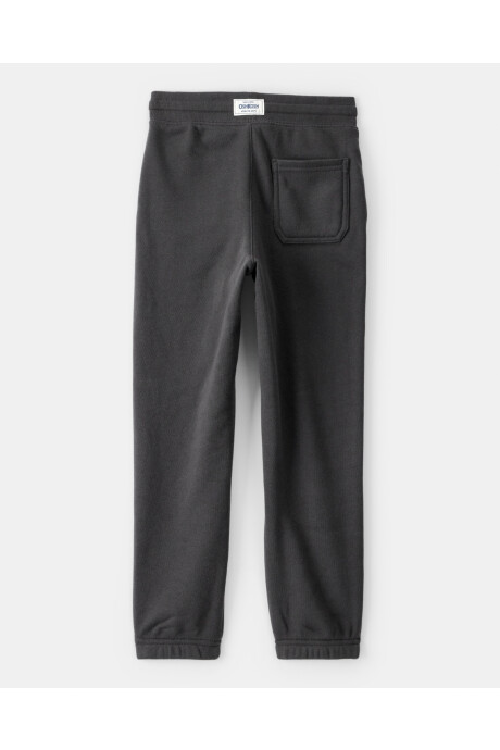 Pantalón deportivo de algodón, negro Sin color