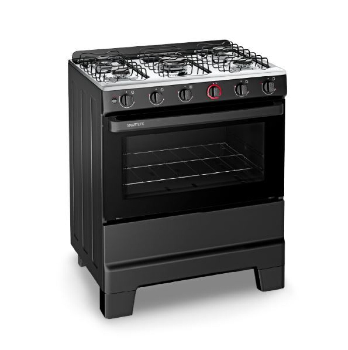 Cocina a gas 5 hornallas Smartlife SLKBR845B 
