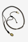 Collar de cuerda Negro