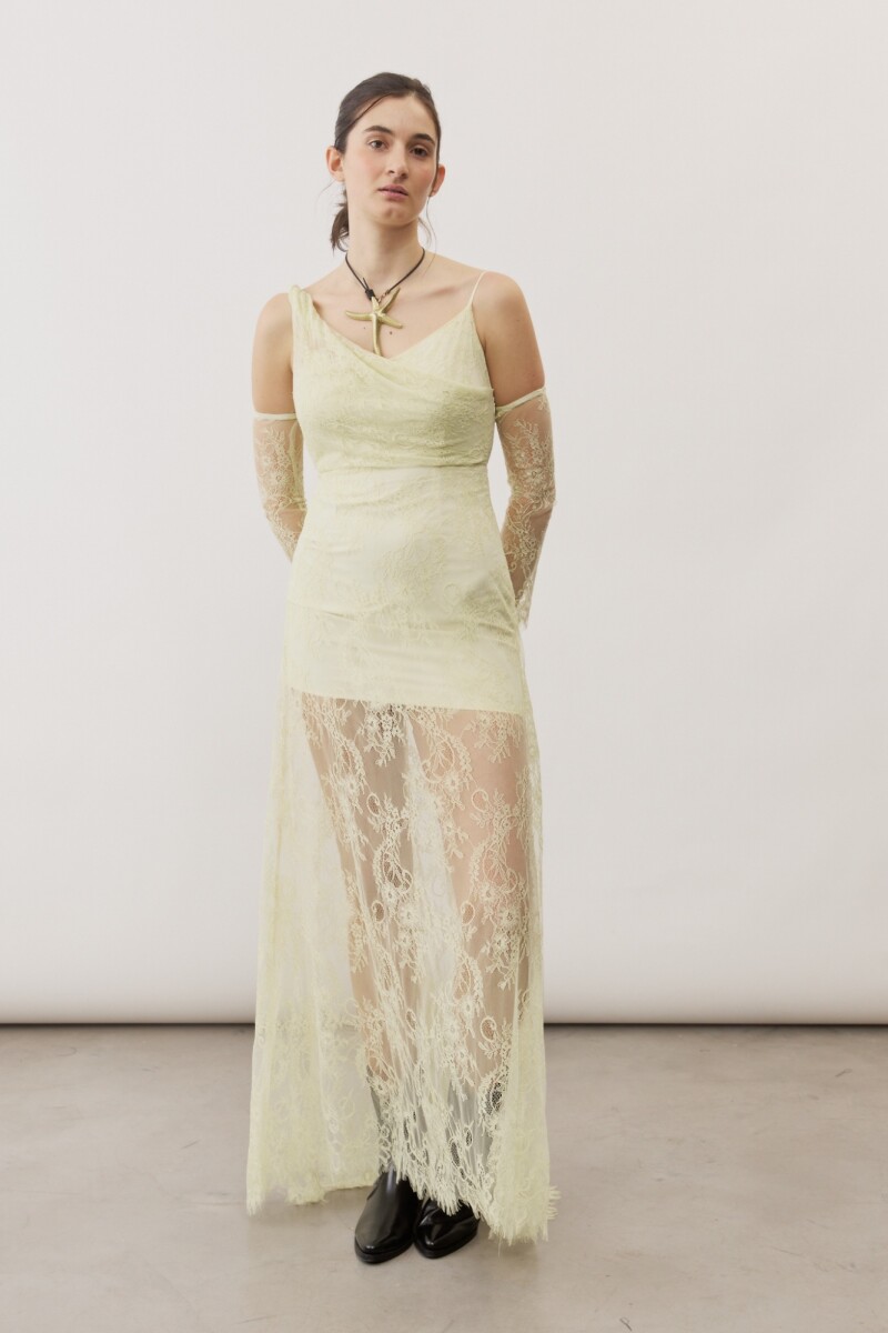 Vestido Rosel VERDE LIMA