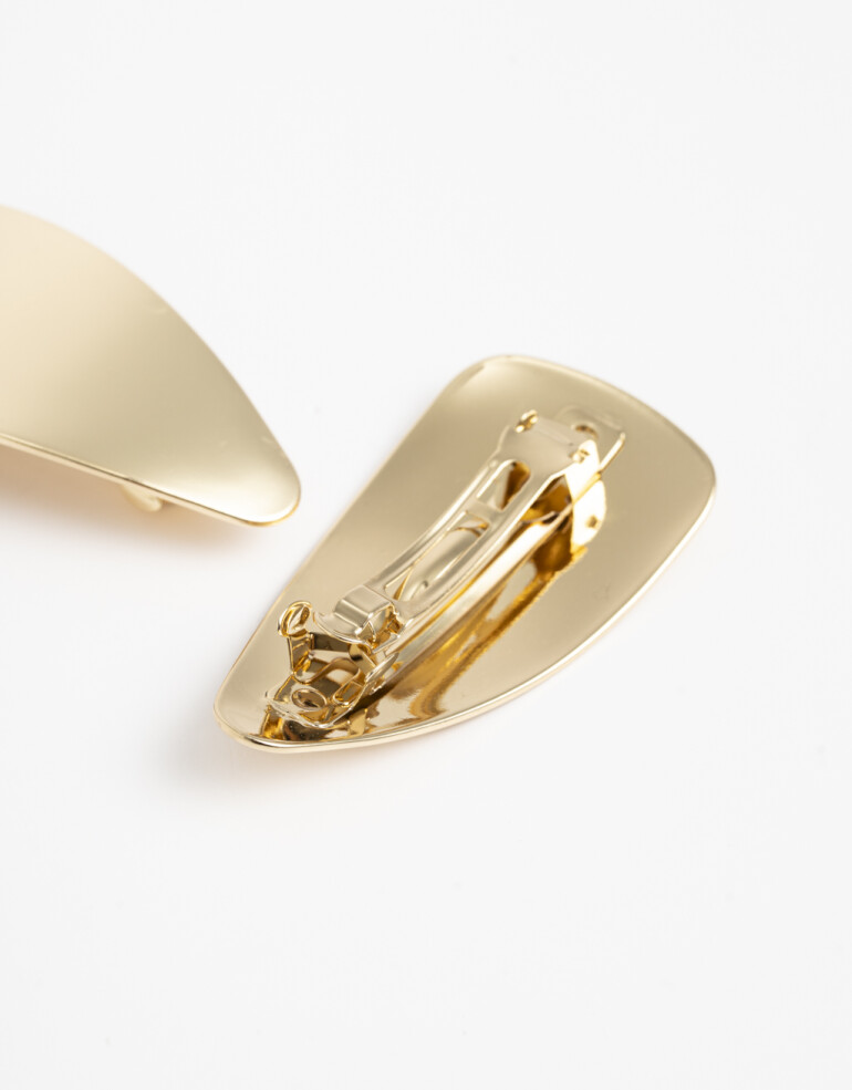 Horquillas con Accesorios Metal Set De Hebillas Francesas - Dorado