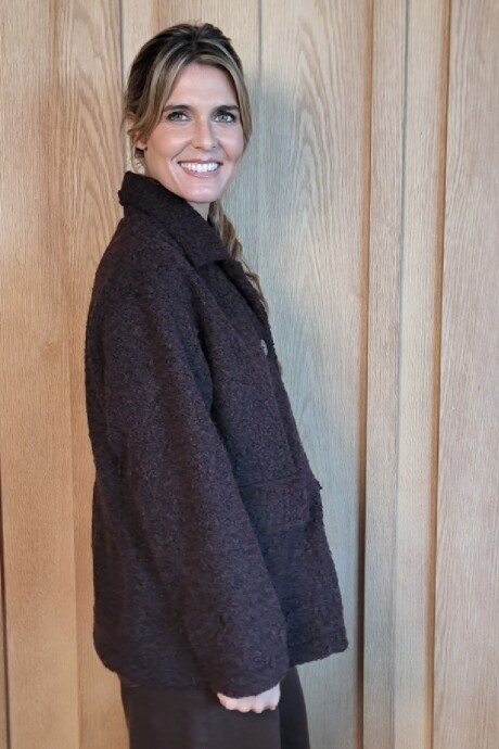 Sobreacamisa Budapest Corderito Chocolate