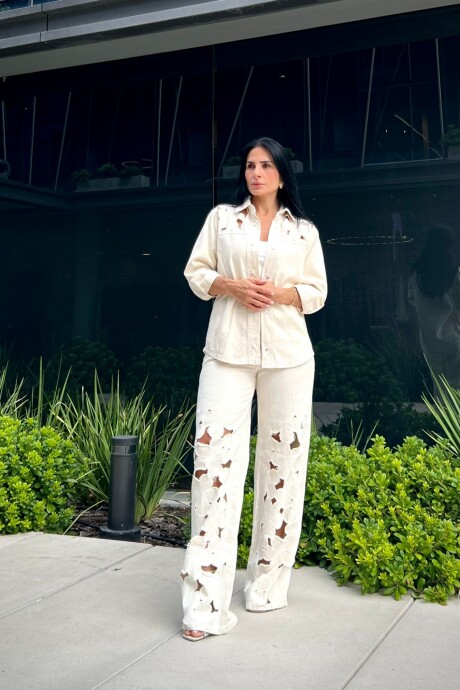 Pantalon Keidi Off White