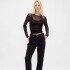 LS MESH CREW LEOPARD