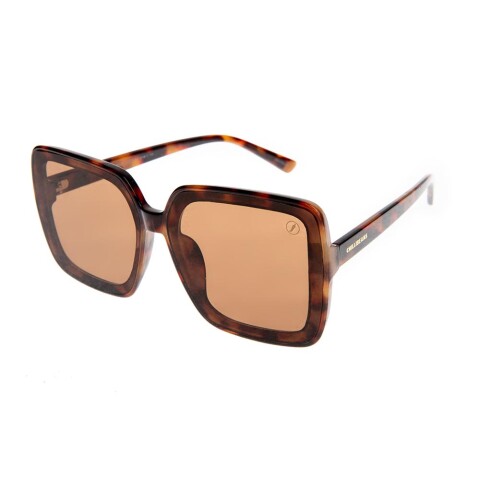 Lentes de Sol Chilli Beans Cuadrado Marrón/Tortuga