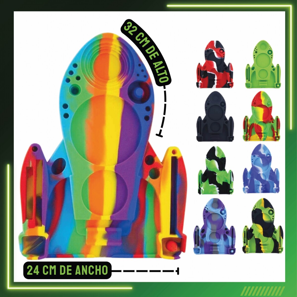 BANDEJA ROCKET -ORGANIZADOR GRANDE SILICONA 