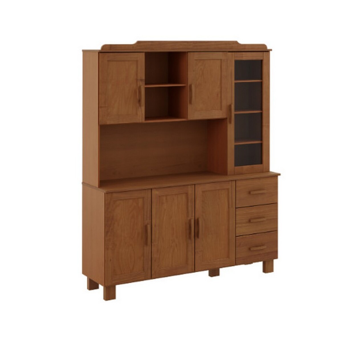 ARMARIO FINESTRA COBRE 6 PUERTAS 3 CAJONES. CASTAÑO 