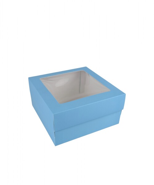 Caja flexi 51 20x20x9,5 c/visor. CELESTE
