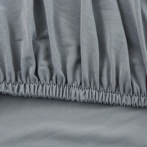 Funda Para Silla Comedor Cubre Asiento Elastizada Y Lavable Variante Color Gris