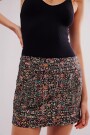MINI FALDA EMBELLISHED Negro