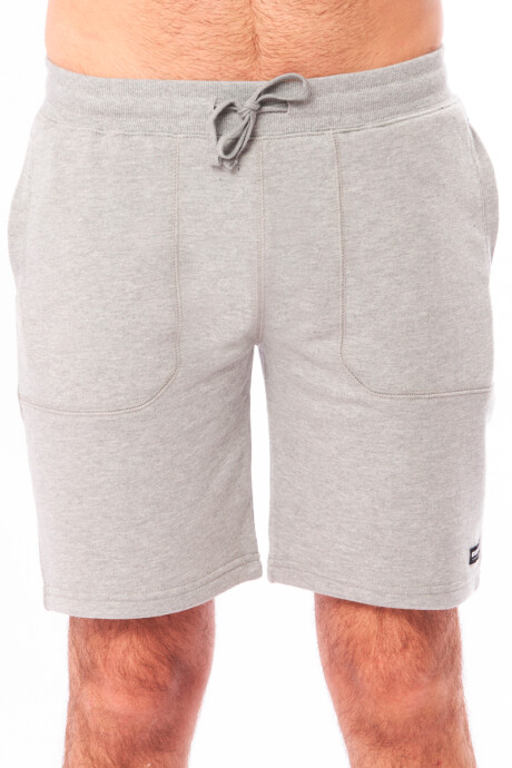 BERMUDA FELPA PETRUS DIXIE Gris Claro