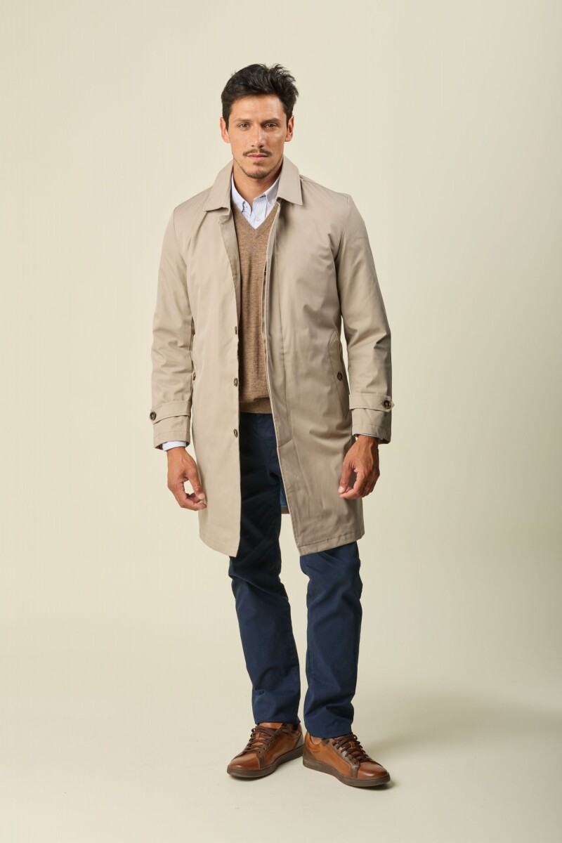 Gabardina Forro Desmontable - Beige 
