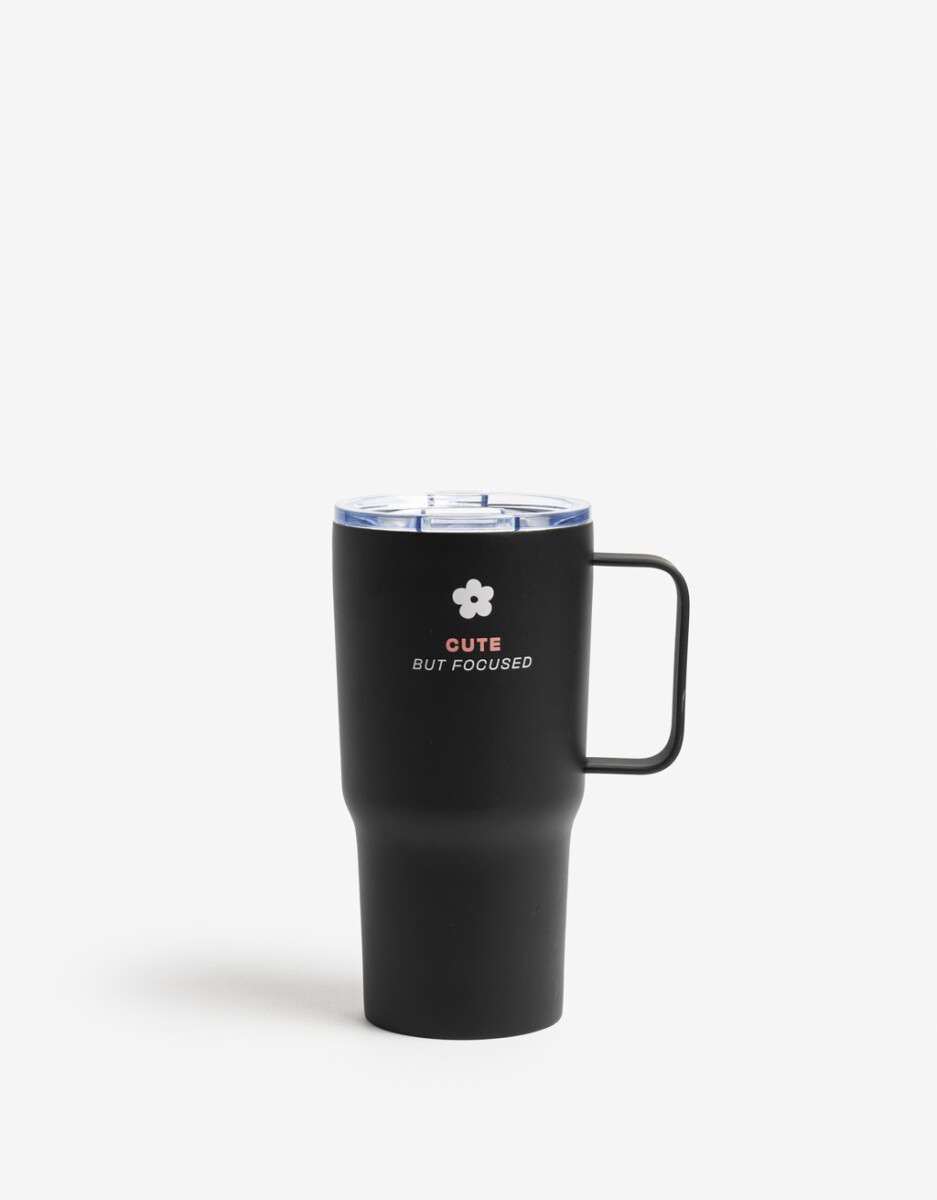 Vaso Café Con Asa Estampado 