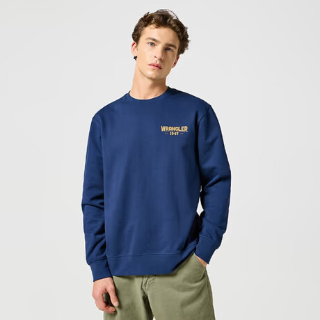 Buzo Wrangler de Hombre - CASEY SWEATSHIRT - 112357316 ELD