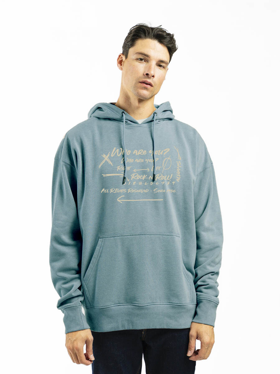 Canguro Estampado de Felpa Oversized California - Jean Sky 