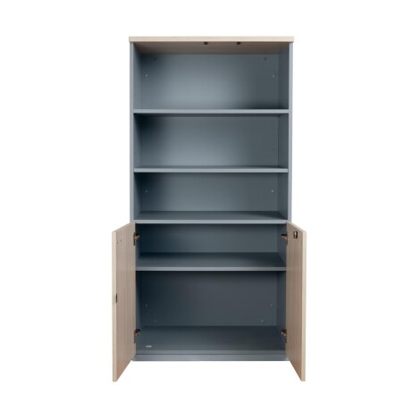 BIBLIOTECA MADERA NATURAL-BEIGE WORK 2P