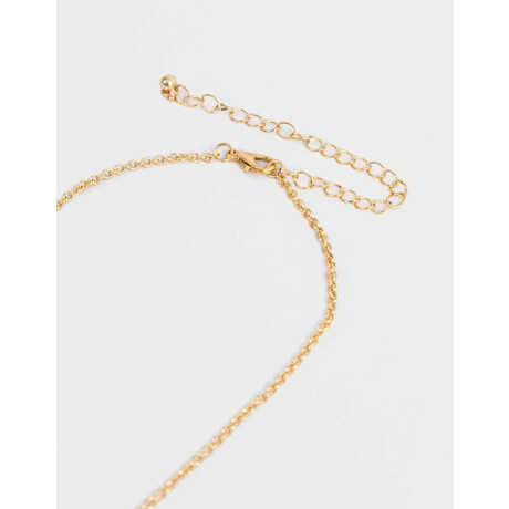 Collar Corto Multidijes Cute Dorado