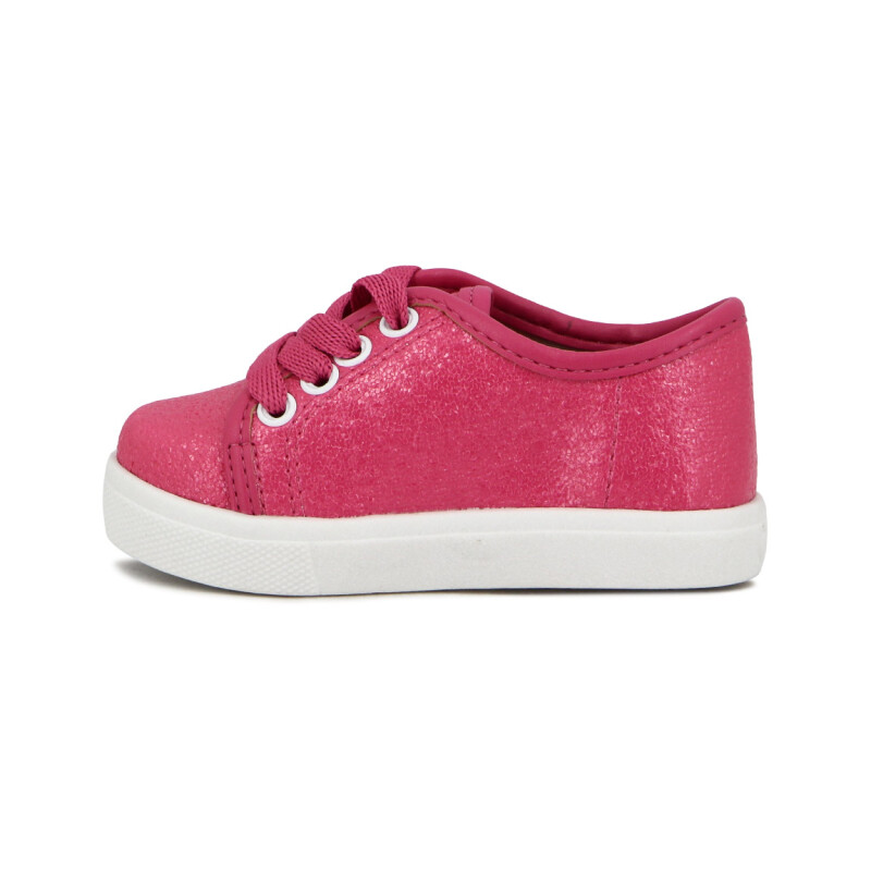 Molekinha Deportivo Casual Acordonado Fucsia