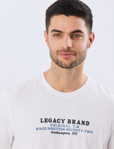 REMERA ESTAMPADA DE ALGODÓN Blanco