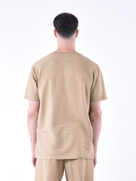 REMERA LEBON BEIGE