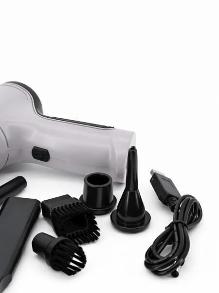 ASPIRADORA GUN CARGA USB 120W GRIS