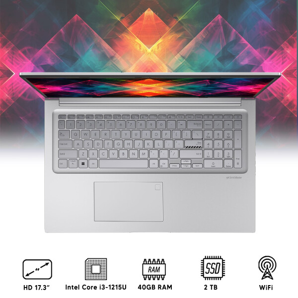 Notebook Asus Vivobook X1704 I3 40gb Ram 2tb NOTEBOOK RFPL ASUS X1704 I3/40/2/17.3"